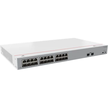 Huawei eKit Switch 24x1000Mbps (124W POE+) + 2x1GE (SFP), Nem menedzselhető, Rack/Asztali - S110-24LP2SR