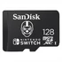 Kép 1/3 - SANDISK 215474, microSDXC KARTYA NINT. SWITCH - 128GB, 100/90 MB/s Fortnite EDT.