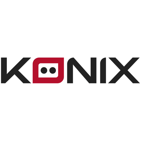 KONIX -  Nintendo Switch/PC LED Vezeték Nélküli kontroller, Átlátszó