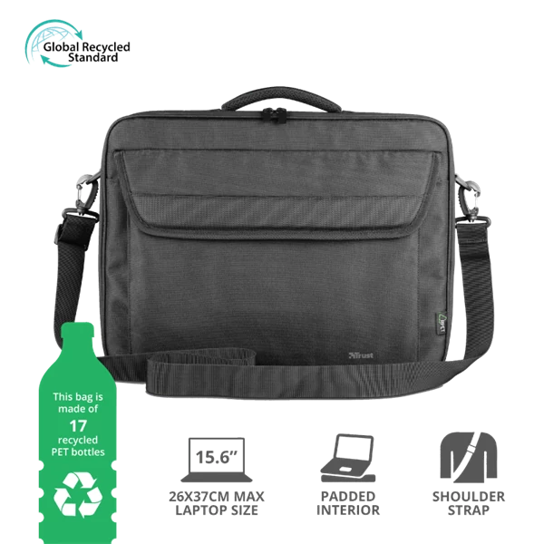 TRUST Notebook táska 24189 (Atlanta Recycled Bag for 15.6