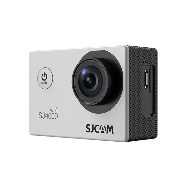 SJCAM Action Camera SJ4000 WiFi, Silver,  4K, 30m, 12 MP, vízálló tokkal, LCD kijelző 2.0, időzítő funkció, lassítás